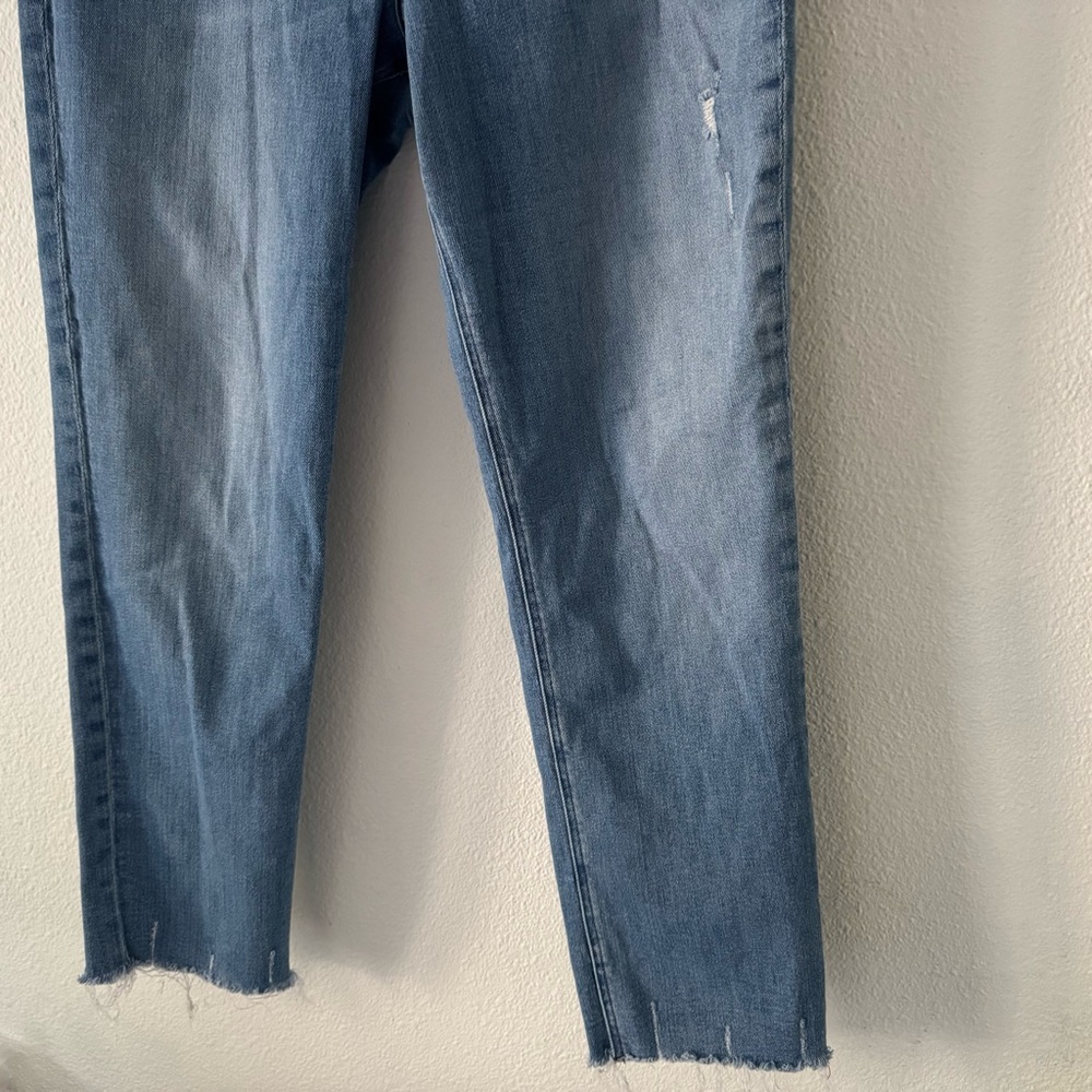 KUT from the Kloth Rachael Mom Jeans Raw Hem Retro Size 16 High Rise Button Fly - Picture 7 of 15